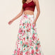 Printed Maxi Skirt With Pockets