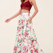 Printed Maxi Skirt With Pockets
