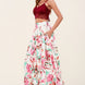 Printed Maxi Skirt With Pockets