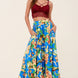 Printed Maxi Skirt With Pockets