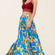 Printed Maxi Skirt With Pockets
