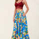 Printed Maxi Skirt With Pockets