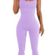 Seamless Ribbed Tank Jumpsuit