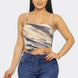 Mesh Print Top