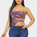 Mesh Print Top