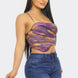 Mesh Print Top