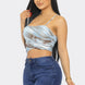Mesh Print Top