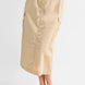 Cargo Skirt With Drawstring Midi Skirt