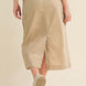 Cargo Skirt With Drawstring Midi Skirt