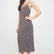 Floral Button Down Tied Back Maxi Dress