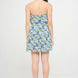Berry Flower Ruffle Tube Top Mini Dress