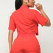 Front Button Down Side Pockets Top And Shorts Set