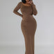 Long Sleeves Stretch Dress