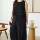 Plus Size Boho Sleeveless Frayed Hem Top