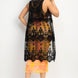 Sheer Embroidered Lace Vest