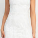 Sequin Back-crisscross Tie Slit Dress