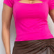 Cut-out Double Layer Top