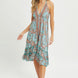 Halter Paisley Border Dress