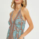 Halter Paisley Border Dress