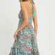 Halter Paisley Border Dress