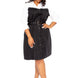 Contrast Shirt Dress With Pockets