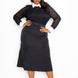Collared Lace Midi Dress