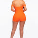 Infinity Off-shoulder Knitted Rompers
