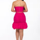 Ruffle Ruched Mini Skirt Set