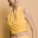 Vertigo Crop Blazer Vest