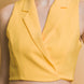 Vertigo Crop Blazer Vest
