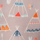 Teepee Print, High Rise, Fitted Leggings, With An Elastic Waistband