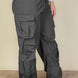 Plus Size Flap Pockets Drawstring Ruched Parachute Pants