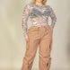 Plus Size Flap Pockets Drawstring Ruched Parachute Pants