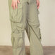 Plus Size Flap Pockets Drawstring Ruched Parachute Pants