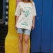 Shaken Stirred Martini Distressed Graphic Tee