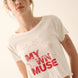 My Own Muse Vintage Wash Cropped Graphic Tee