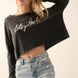 Lets Go Girls Metallic Vintage Wash Graphic Tee