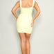 Sleeveless Square Neck Knit Mini Dress