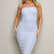 Knit Tube Midi Dress