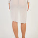 Sexy Sheer Mesh Drawstring Ruched Skirt
