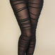 Ruched Poly Mesh Leggings