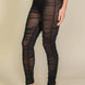 Ruched Poly Mesh Leggings