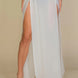 High Split Mesh Sheer Maxi Skirt