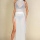 High Split Mesh Sheer Maxi Skirt