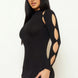 Cutout Around Shoulder Mini Dress