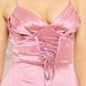 Satin Caged Waist Maxi Dress