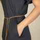 Side Pocket Double Folded Mini Dress
