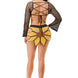 Crochet Skirt Set Sunflower