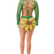 Crochet Skirt Set Sunflower