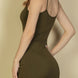Ribbed Mermaid Hem Camisole Maxi Dress